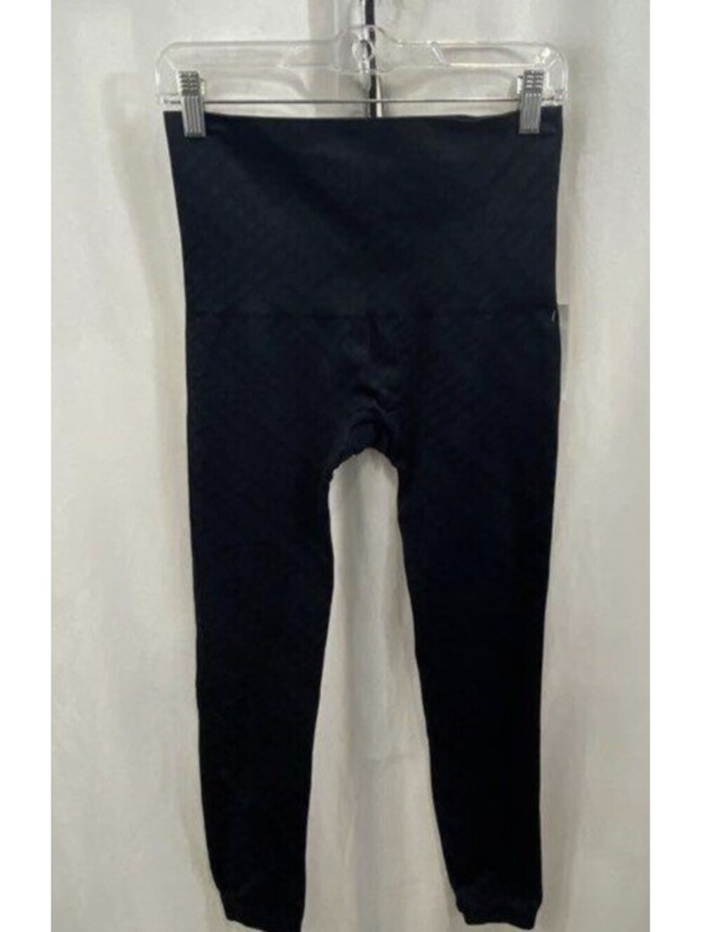 Spanx Women's Navy Black Geopattern Ponte Legging Size X1
